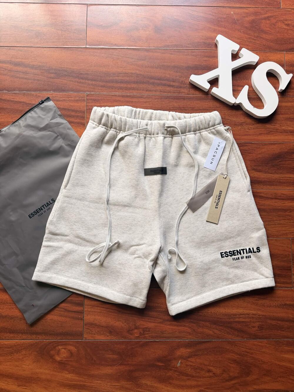 Fear of God Essentials Sweat Shorts Light Gray Size XS